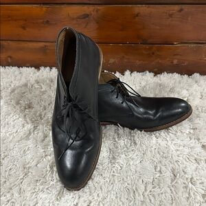 ALDO Black Leather Chukka Boots for Men